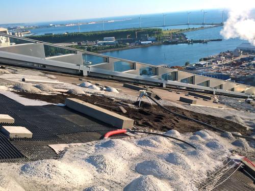 The drainage elements Protectodrain® PD 250 are installed