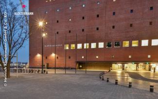 Access to the underground garage of the Elbphilharmonie